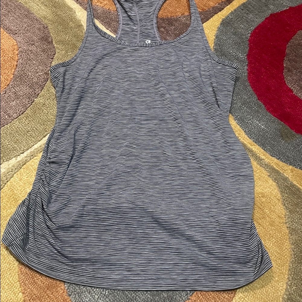 GAP Maternity Women's Black and White Striped Tank Top, Sz M
